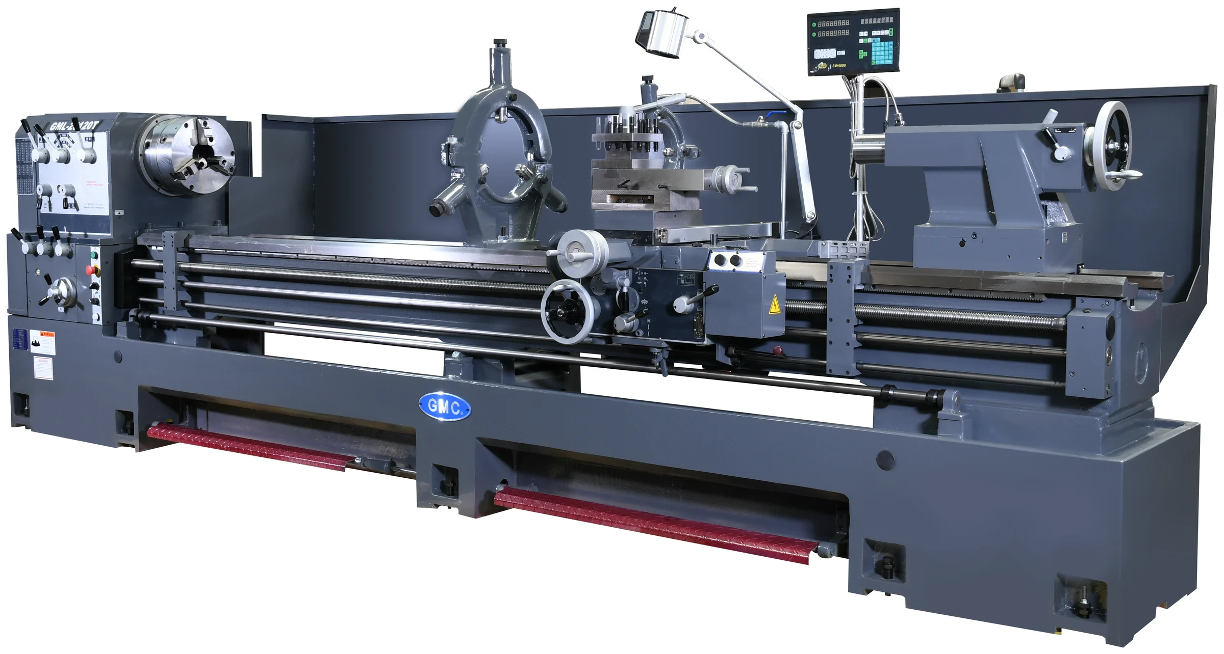 dec-catalog-1f9c0cda298a7a613c GMC Machinery 220V Three Phase 26” x 80” 12-Speed Heavy-Duty Gap Bed Lathe with DRO GML-2680T - Image 1