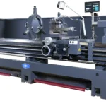 GMC Machinery 220V Three Phase 33” x 120” 12-Speed Heavy-Duty Precision Gap Bed Lathe with DRO GML-33120T