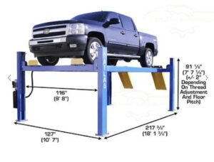 Atlas® 414 Commercial Grade 4 Post Lift 14,000 lbs - Image 13
