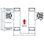 Challenger CL10A-XP9-DPC Series ALI Adjustable 9K 2 Post Lift w/Dual Pendant Power Controls - Image 5