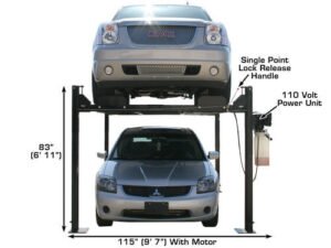 Atlas® Garage Pro 8000 Service/Parking 4 Post Lift 8,000 lbs - Image 5