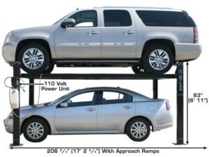 Atlas® Garage Pro 8000 Service/Parking 4 Post Lift 8,000 lbs - Image 7