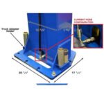 Atlas® PV12PX-3 Adj Height Ex-Wide/Ex-Tall 2 Post Lift 12,000 lbs w/3-Stage Arms - Image 10
