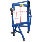 Mittler Bros Floor Model English Wheel with 9” OD x 3” Wide Upper Wheel 4010