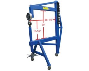 Mittler Bros Floor Model English Wheel with 7” OD x 2” Wide Upper Wheel 4000 - Image 2