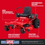 Craftsman Z3200 | 42in 547cc Zero Turn Riding Mower | Dual Hydrostatic Transmissions (17AFFACS093) - Image 6