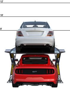 BendPak Autostacker™ A6S Scissors Parking Lift Platform 6,000 lb w/Power Unit Console - Image 4
