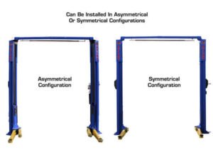 Atlas® Platinum PVL10 ALI Certified Adj Height 2 Post Lift 10,000 lbs w/Ext Kit - Image 6