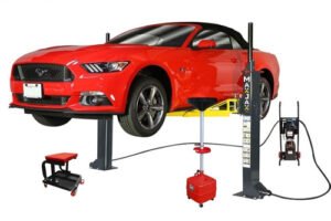 MaxJax® M7K Portable Two Post Garage Lift - Deluxe Package - Image 2