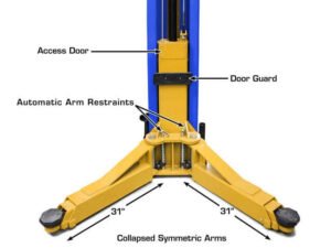 Atlas® Platinum PVL12 ALI Certified 2 Post Lift 12,000 lbs - Image 6