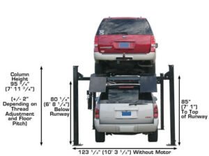 Atlas® Garage Pro 9000 Service/Parking 4 Post Lift 9,000 lbs - Image 5