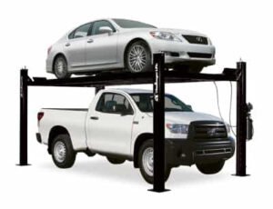 Challenger CL4P9X Ex-Length 4 Post Storage/Service Lift 9,000 ALI Cert.