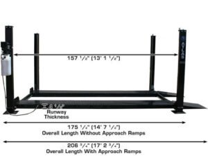 Atlas® Garage Pro 8000 Service/Parking 4 Post Lift 8,000 lbs - Image 9