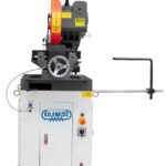 Clausing Kalamazoo 230V Three Phase 14” Dual-Speed Semi-Automatic Ferrous Circular Cold Saw with Pneumatic Power Vise FHC350SA
