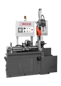 Clausing Kalamazoo 230V Three Phase 14” Automatic Ferrous Circular Cold Saw with 77” Barfeed Length FHC475AV
