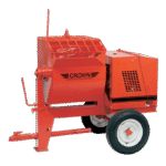9 Cu Ft Mortar/Plaster Mixer Honda Gas Engine | Highway Towable