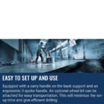 Husqvarna DS 900 | Core Drill Stand - Image 4