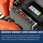 Husqvarna LFe 60 LAT W/ Free Vibration Impact Ironclad Gloves - Image 6