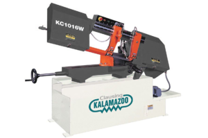 Clausing Kalamazoo 460V Three Phase 10” Manual 4-Speed Horizontal Bandsaw with Quick Acting Vise KC1016W