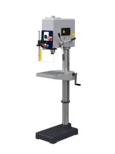 Clausing Erlo Belt-Drive 230V Three Phase 25.2” Electric Variable-Speed Round-Column Floor Drill Press with Auto Reverse Tapping KL25EVRS - Image 2