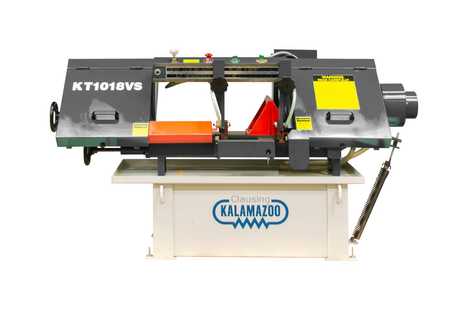 kt1018vs-1_0.png Clausing Kalamazoo 220V Single Phase 10”x18” Manual Variable-Speed Horizontal Bandsaw KT1018VS1 - Image 1