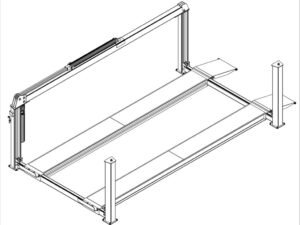 Whip Industries WFP30R Heavy-Duty Four Post Car Lift 30,000 lb. - Image 3
