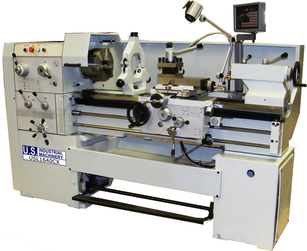 lathe_-_usl1640cx U.S. Industrial 16" x 40" Precision Gear Head Engine Lathe USL1640 - Image 1