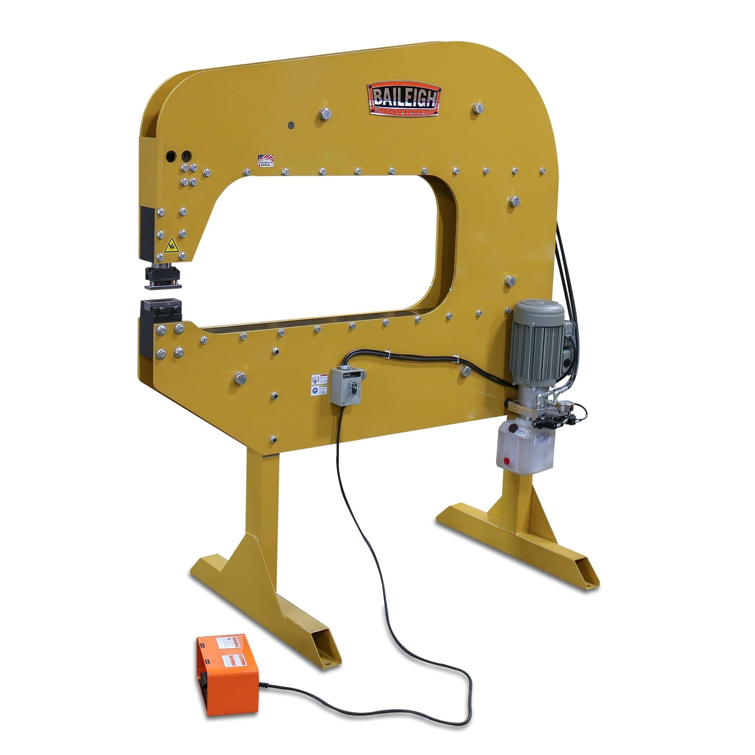 lp-48_main_web Baileigh Industrial 2HP 110V 7 Ton Louver Press LP-48 1022800 - Image 1