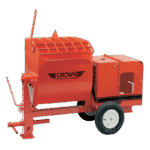4 Cu Ft Mortar Mixer Baldor Electric Motor | Tow Optional