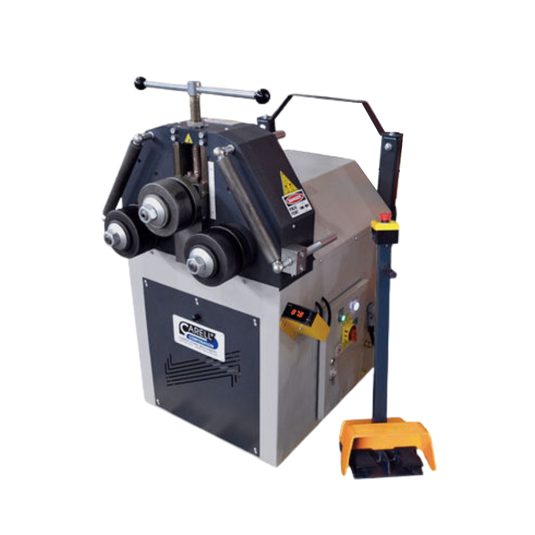 pk35 Carell Industrial PK-35 220V Three Phase 2” Pipe 3-Roll Pyramid-Type Manual Universal Roll Bender PK35 - Image 1