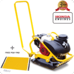 5.5 HP Honda Vibratory Plate Compactor for Asphalt Aggregate Soil Compaction W/ Free Vibration Impact Ironclad Gloves - Image 12