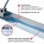 Tomahawk Power Concrete Screed Three Aluminum Blade Bundle (Choose 3 Boards) W/ Free Vibration Impact Ironclad Gloves - Image 8
