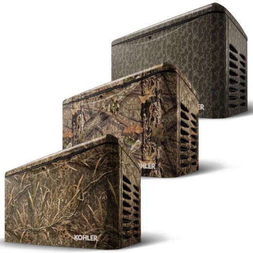 Kohler 26RCA 26kW Generator with Mossy Oak Camo Enclosure
