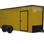 CY222 Cynergy 7x16 Enclosed Trailer TA Yellow Blackout 84"