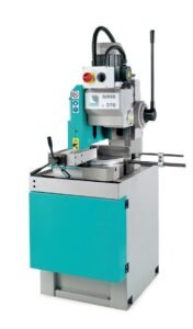 Kalamazoo Machine Tool 4HP 460V Three Phase 14.5” Vertical Column Manual Coldsaw with Air Vise C370AV