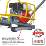 Soft Cut Concrete Saw – 6″ Blade, 1 3/16″ Depth, 3.5HP Engine - Image 3