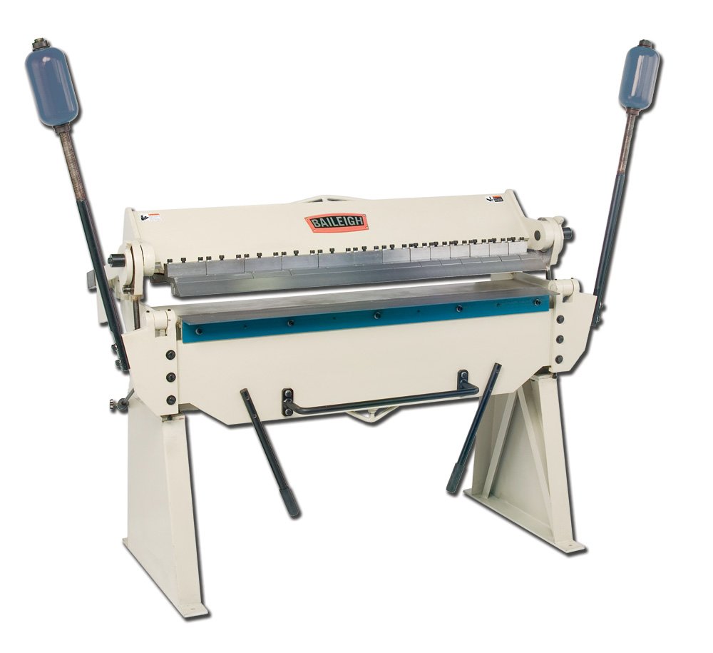 sheet-metal-brake-bb4814 Baileigh Industrial 48” Manual Box and Pan Finger Brake BB-4814 BA9-1000417 - Image 1
