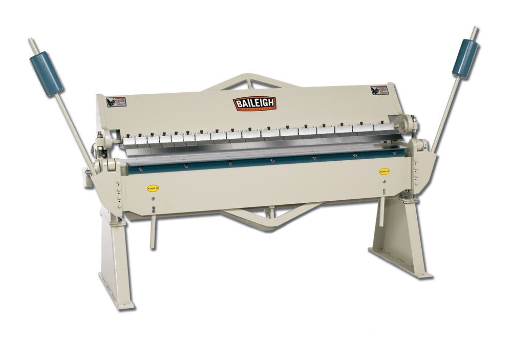 sheet-metal-brake-bb7212 Baileigh Industrial BB-7212 Heavy Duty 72” Manual Box and Pan Finger Brake BA9-1000536 - Image 1