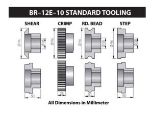 Baileigh Heavy Duty Bead Roller Machine BR-12E-10 - Image 4