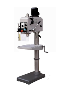 Clausing Production Series 220V Single Phase 19.7” VS Manual-Feed 1/1.5HP Floor Drill Press with Auto Reverse Tapping TL25RS/1