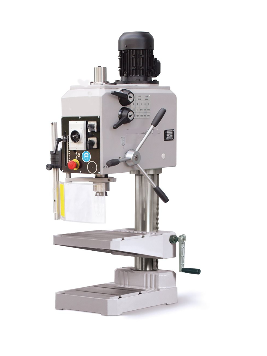 tm25-1 Clausing Maintenance Series 230V Three Phase 19.7” GH Manual-Feed 2.5/3.5HP Floor Drill Press TM25 - Image 1