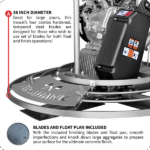 Power Trowel – 36″ – Honda 9Hp – 160 Rpm – Fast Pitch - Image 5