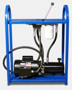 TubeShark 110V Single Phase Pipe & Tube Bender Bench Mount Model with Commercial Electric/Hydraulic Power Unit TSA-2-1-0007 - Image 2