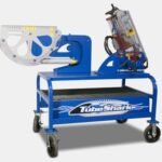 TubeShark Shark Pool 110V Single Phase Combo Notcher and Bender Electric Power Unit on Utility Cart TSA-2-1-0009