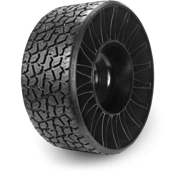 tweel-turf-26-black-5on4-5-1-8 Gravely Pro Turn 600 Rear Tweel Kit OEM #79220500 - Image 1