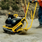 5.5 HP Honda Vibratory Plate Compactor for Asphalt Aggregate Soil Compaction W/ Free Vibration Impact Ironclad Gloves - Image 5