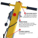 Soft Cut Concrete Saw – 13 HP – 1.5″ Depth – 10″ Blade - Image 6